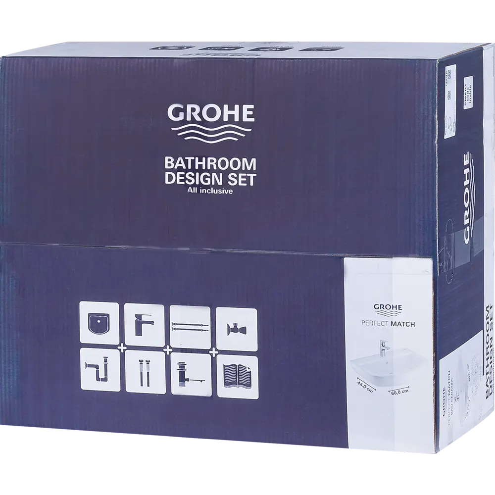 Раковина подвесная Grohe 60 см со смесителем StartFlow Bau Ceramic Start Flow STLM-2015146 - Вид №4