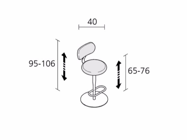 Регулируемая высота спинки стула Alias ARCH-00083189 - Вид №2