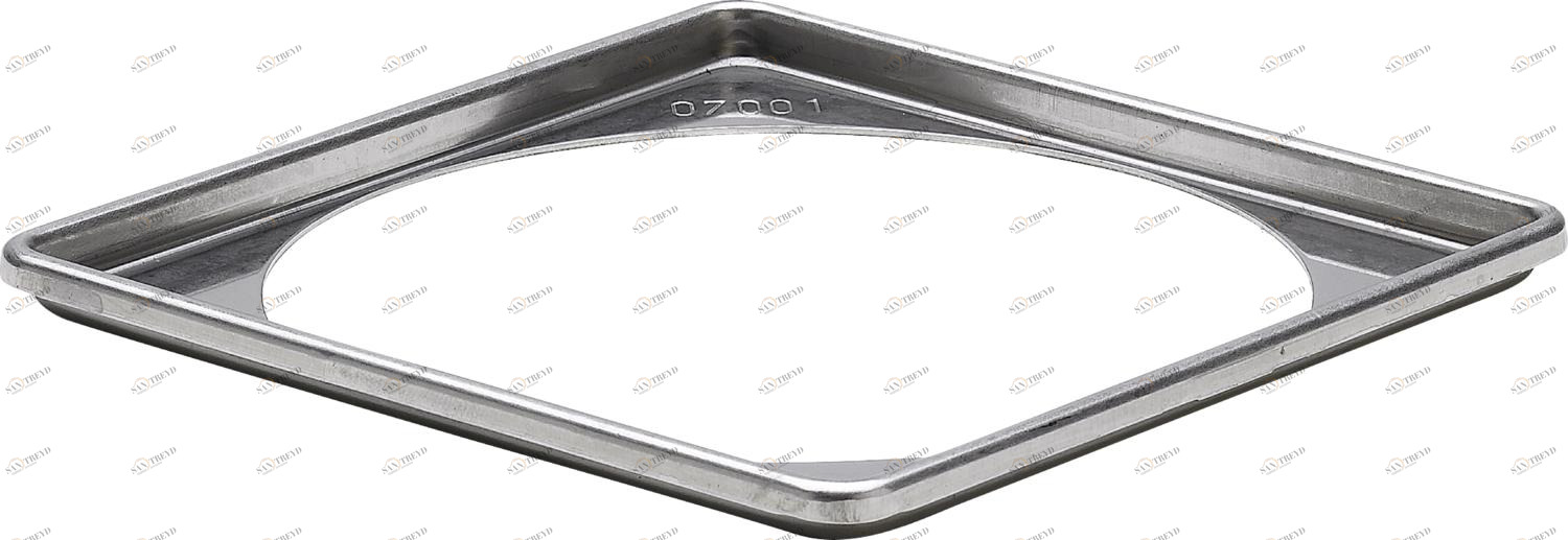 Канализационная арматура  Трапы для ванных Advantix  Оборудование  Надставные элементы, рамки для установки решеток VIEGA 627 027 Модель 4949.4 Santreyd 