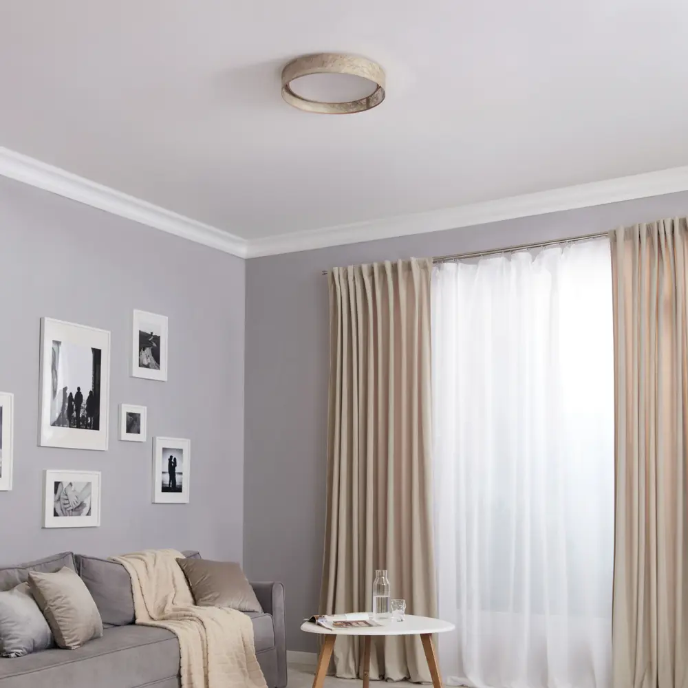 Светильник настенно-потолочный светодиодный 72 Вт с пультом управления 17 м² регулируемый цвет света цвет золотистый 85432787 STLM-2186912 СЕМЬ ОГНЕЙ  - Вид №14