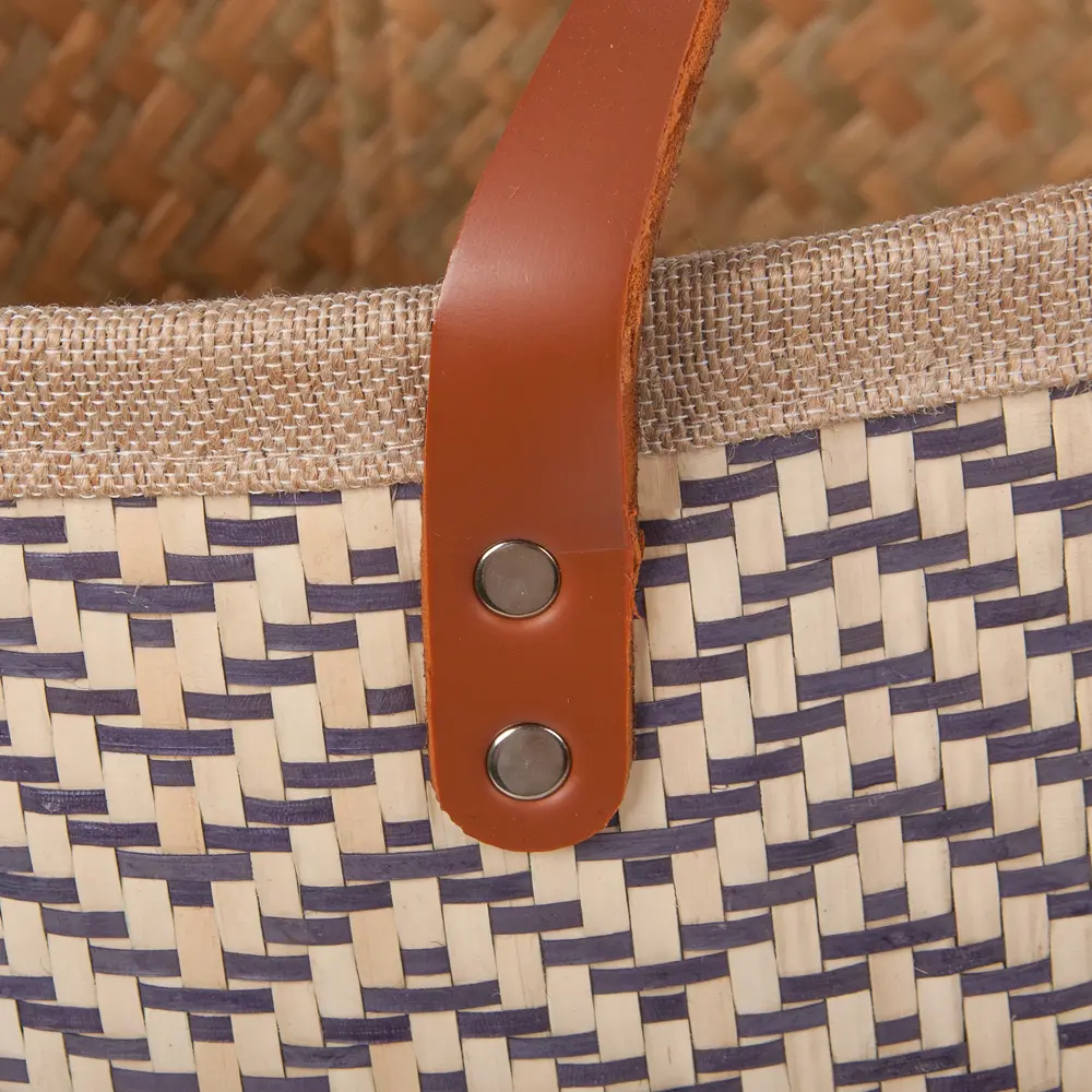 Корзина мягкая Kub HAP8549, 34х36х34 см, 36 л, пальмовое волокно STORIDEA STLM-2190692 - Вид №3