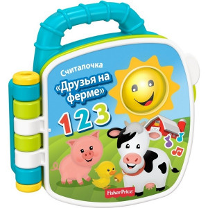 GFP38 Mattel Fisher-Price Фишер Прайс Музкальная книжка "Учим животных" FISHER-PRICE (Mattel)