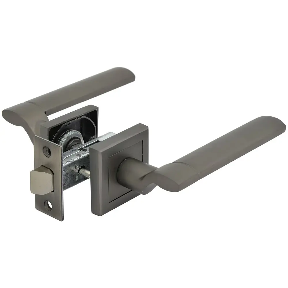 Дверная ручка Фабрика замков 39L 100 GF, без запирания, цвет графит STLM-2137789