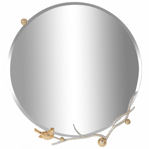 79037 Зеркало настенное Терра Бранч Айвори Мраморное золото BOGACHO
