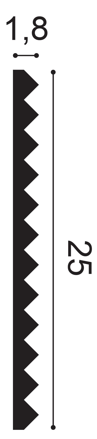 Модульное трехмерное покрытие Orac W108 ZIGZAG ARCH-00106666 - Вид №4