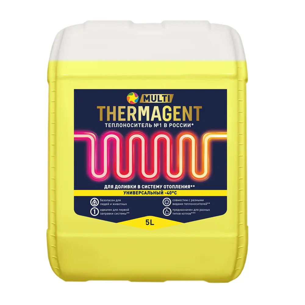 82640749 Теплоноситель Thermagent Эко 122555 -40°C 5 кг пропиленгликоль STLM-0032687