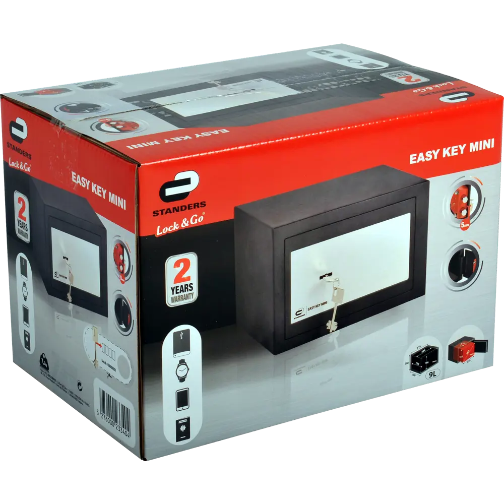 Сейф мебельный Standers N2, ключевой замок, 9 л STLM-2076629 - Вид №6