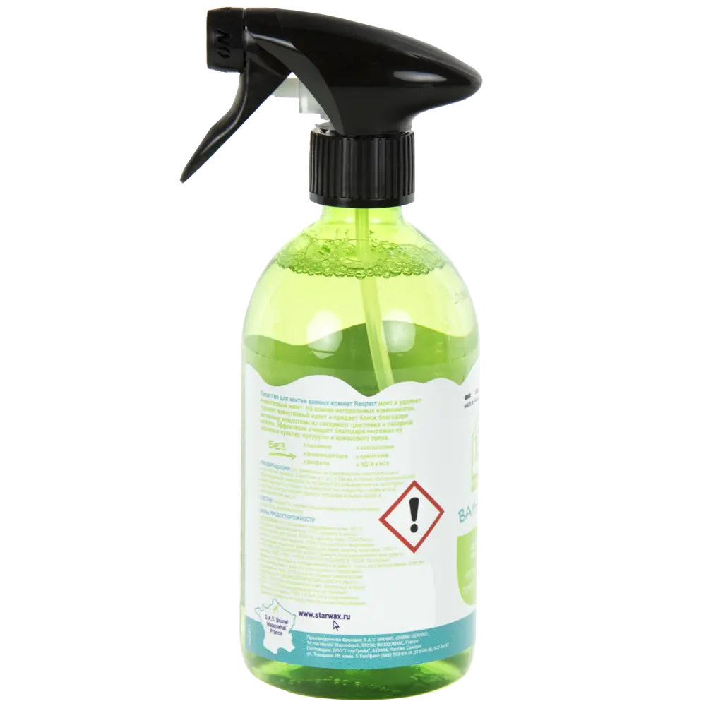 Средство чистящее для ванных комнат Starwax Respect 0.5 л STLM-2197991 - Вид №1