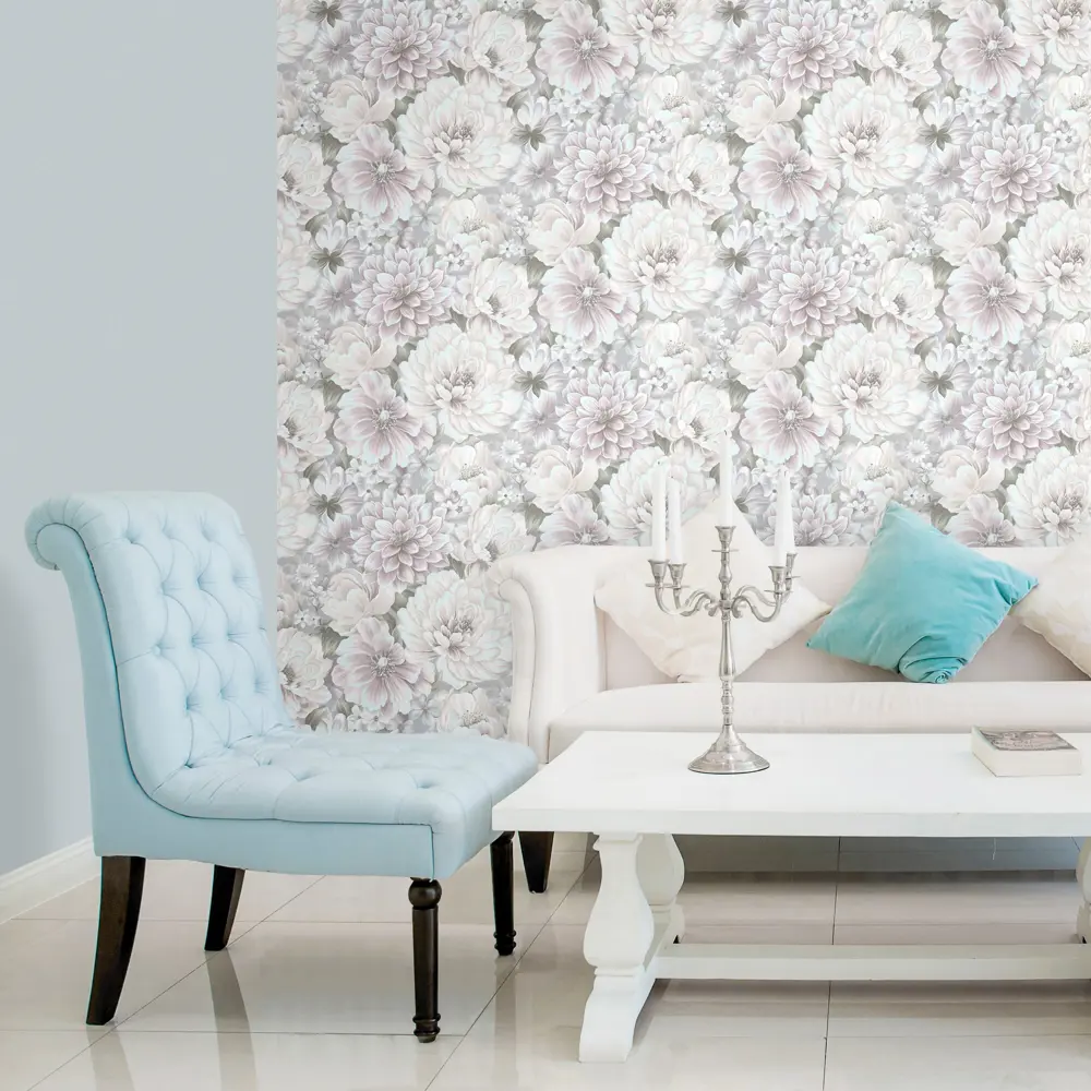 Erismann Laure - флизелиновые обои нежно-розового оттенка для элегантного интерьера 89372662 Laura STLM-0819688 - Вид №5