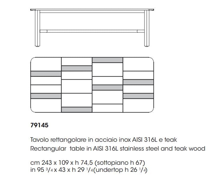 Садовый стол из лавового камня Giorgetti Moorea ARCH-00125779 - Вид №4