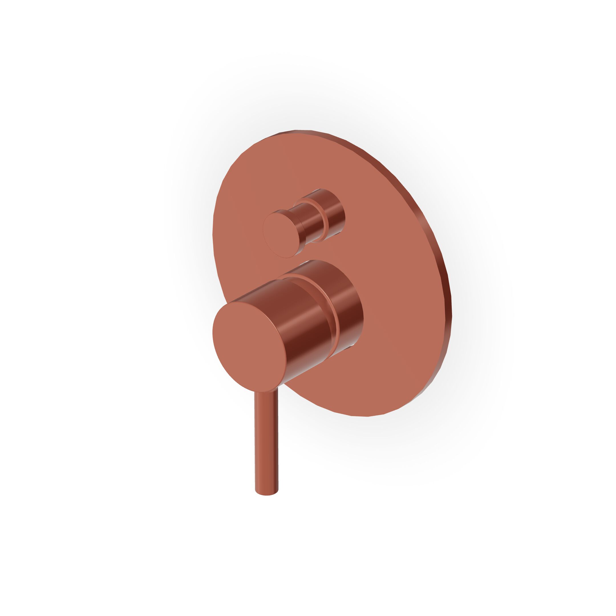 Однорычажный настенный смеситель для ванны / душа с переключателем Zucchetti Pan S ARCH-00086458 - Вид №2