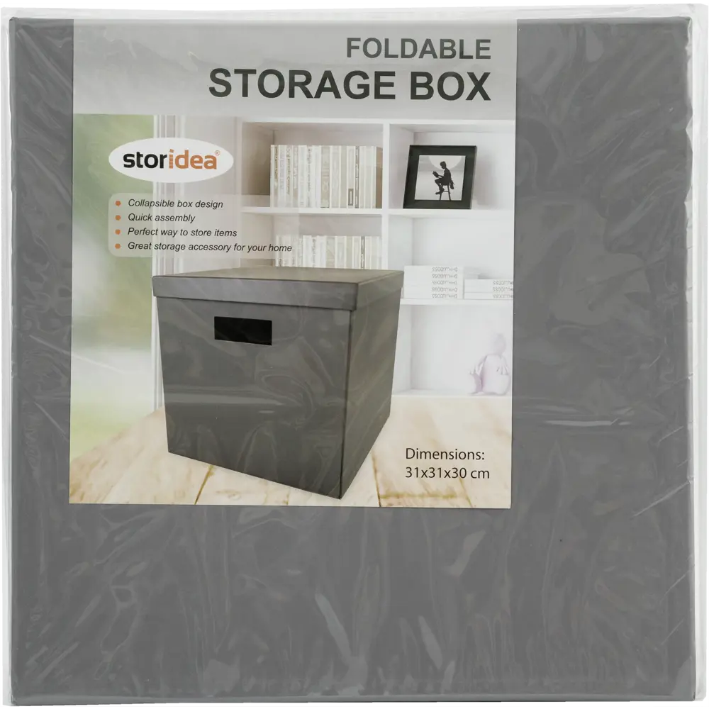 STORIDEA Складная картонная коробка для хранения 31×31×30 см 82861121 STLM-0037295 - Вид №4