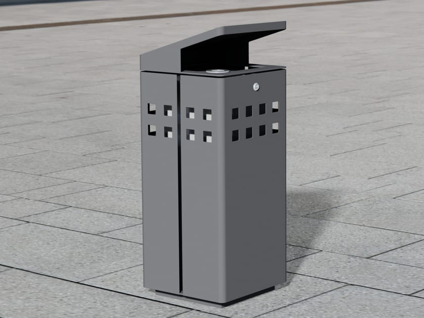 Держатель для мусора из нержавеющей стали с крышкой для наружного использования BENKERT BANKE мусорное ведро ARCH-00025618