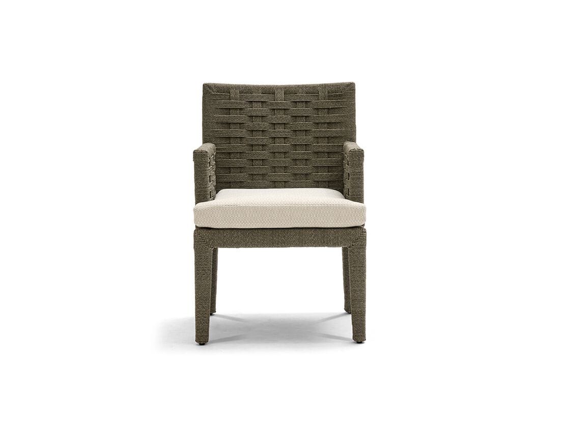 Веревочный садовый стул с подлокотниками Walters Hopkins ARCH-00064420 - Вид №1