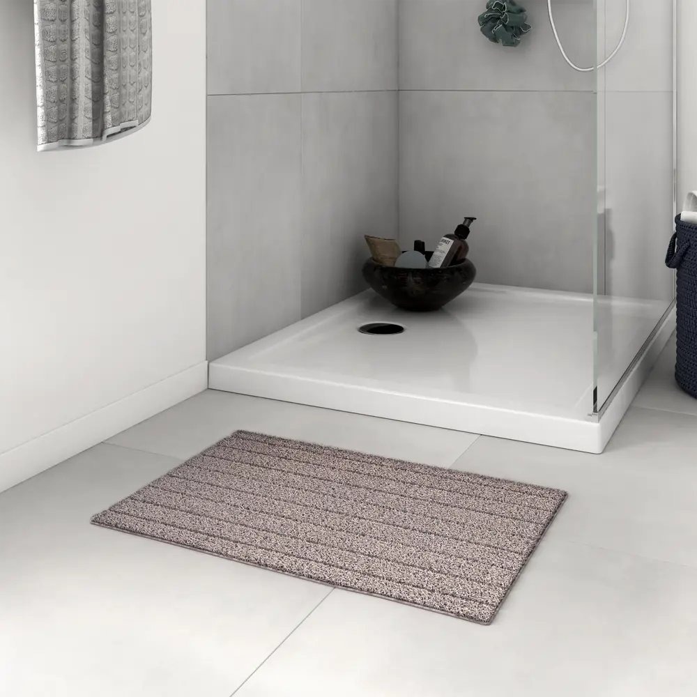 Коврик для ванной Sensea Essential 40x60 см цвет бежевый STLM-2051202