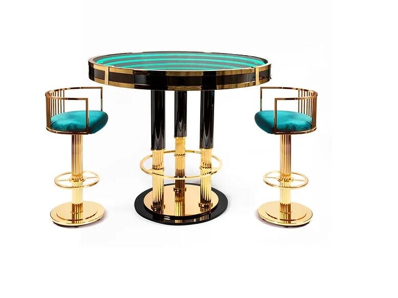 Зеркальный стеклянный стол Galbiati Exclusive Interiors ARCH-00120473