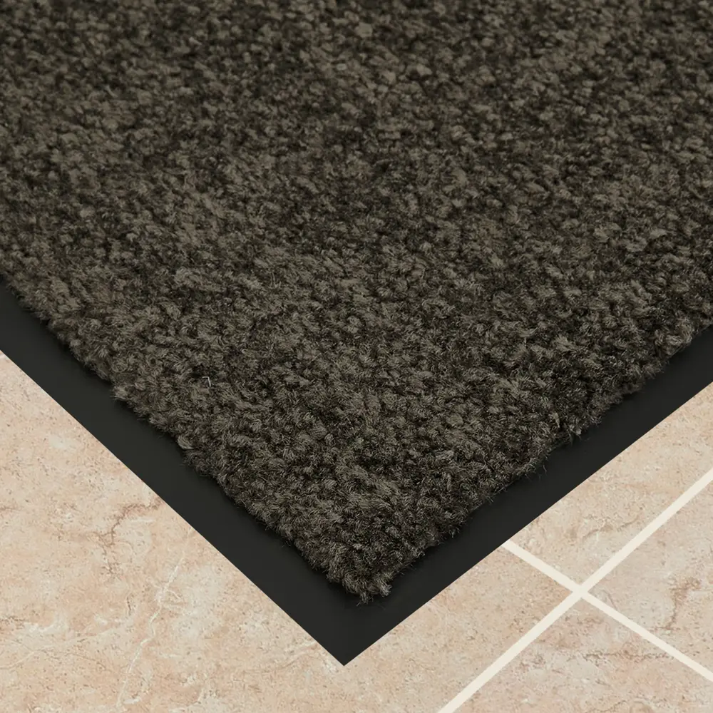 Коврик придверный полиамид Wash/Clean 40x60 см цвет коричневый 84835971 STLM-2107596 Santreyd  - Вид №1