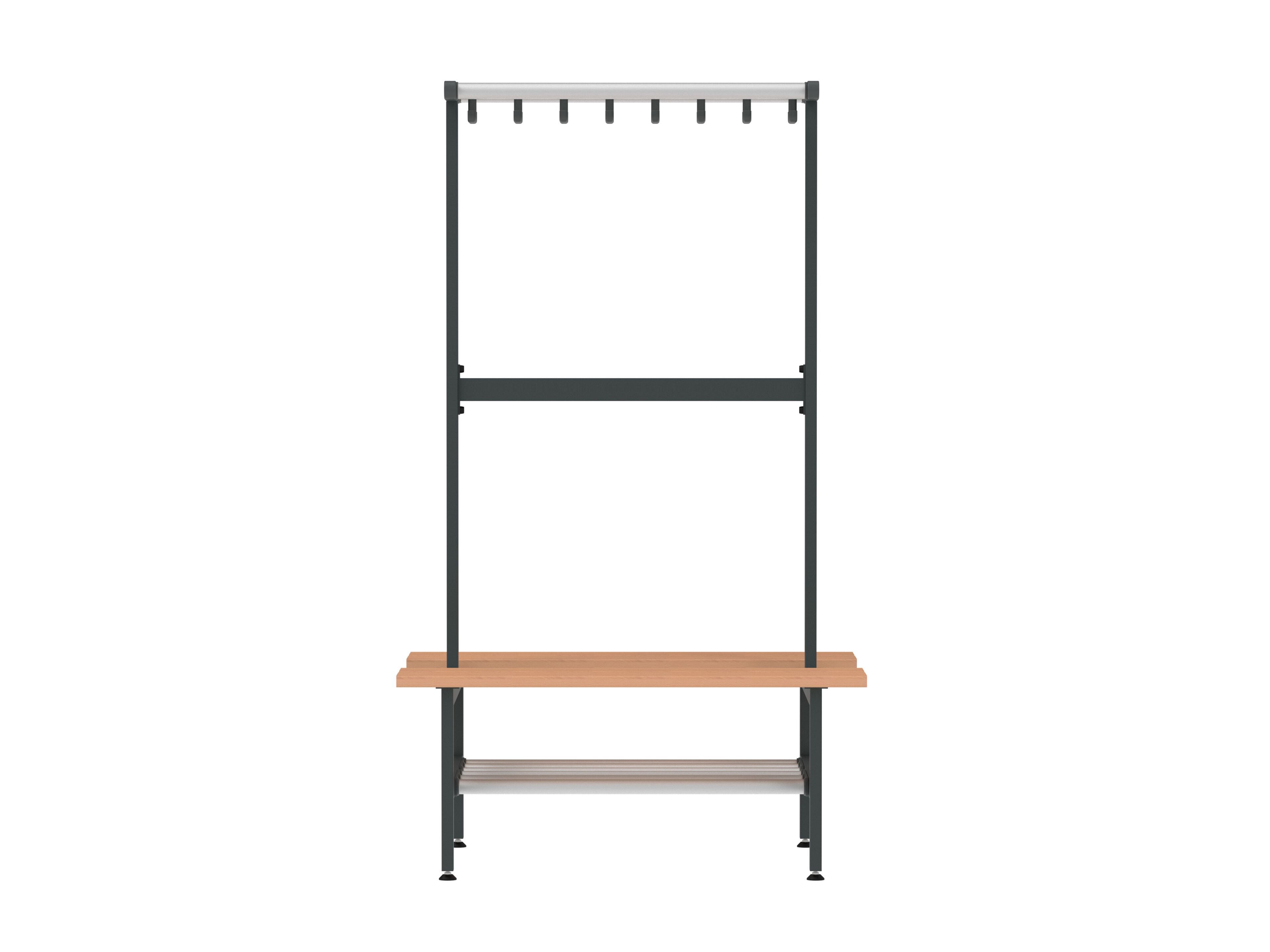 Стальная и деревянная скамейка для спортивных сооружений FUNCTIONALS Tertio ARCH-00028620 - Вид №1