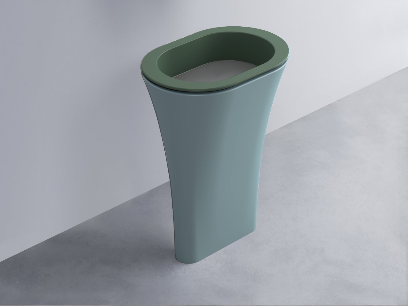 AMLA65-MU+AMPILO-CM+AMCOLO-PL Раковина Amedeo Ovale отдельностоящая cielo Enjoy + Amedeo Ceramica Cielo