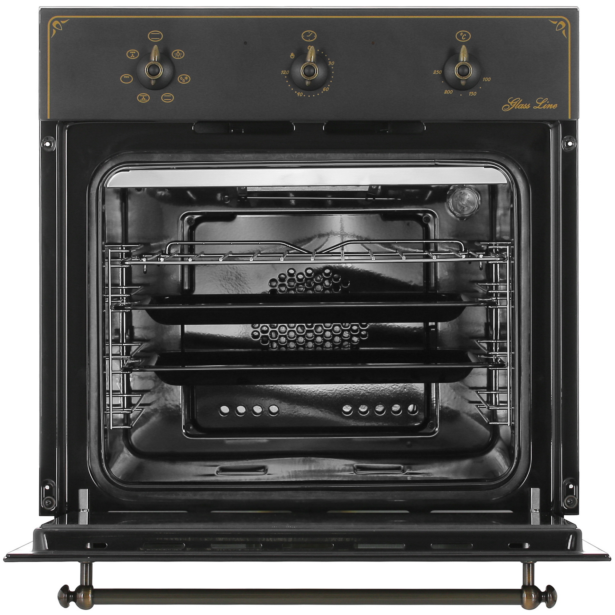 1202565 Электрический духовой шкаф De Luxe 6006.03эшв-009 черный STDN-0000885 - Вид №7