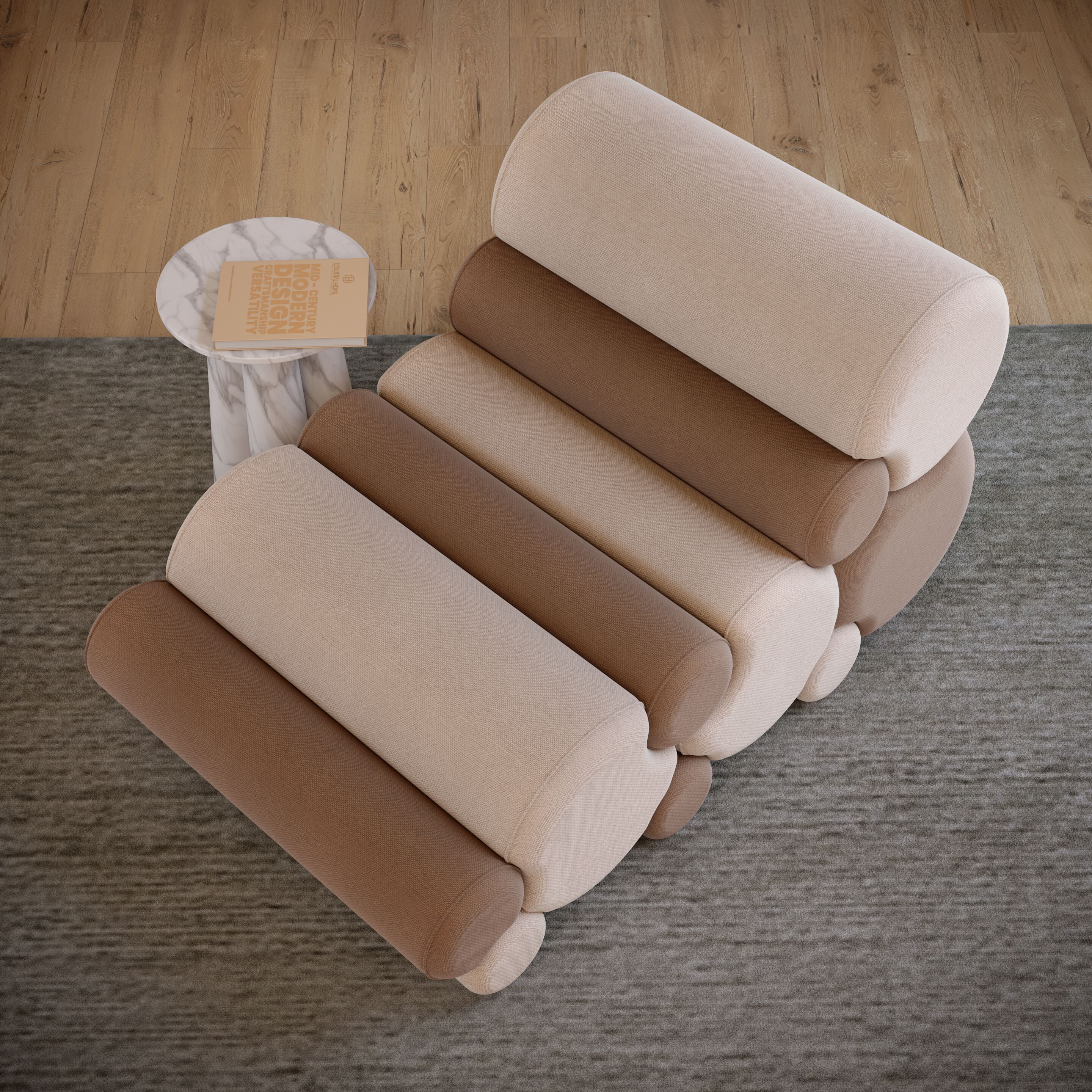 Тканевое кресло Essential Home AKIRA ARCH-00142246 - Вид №4