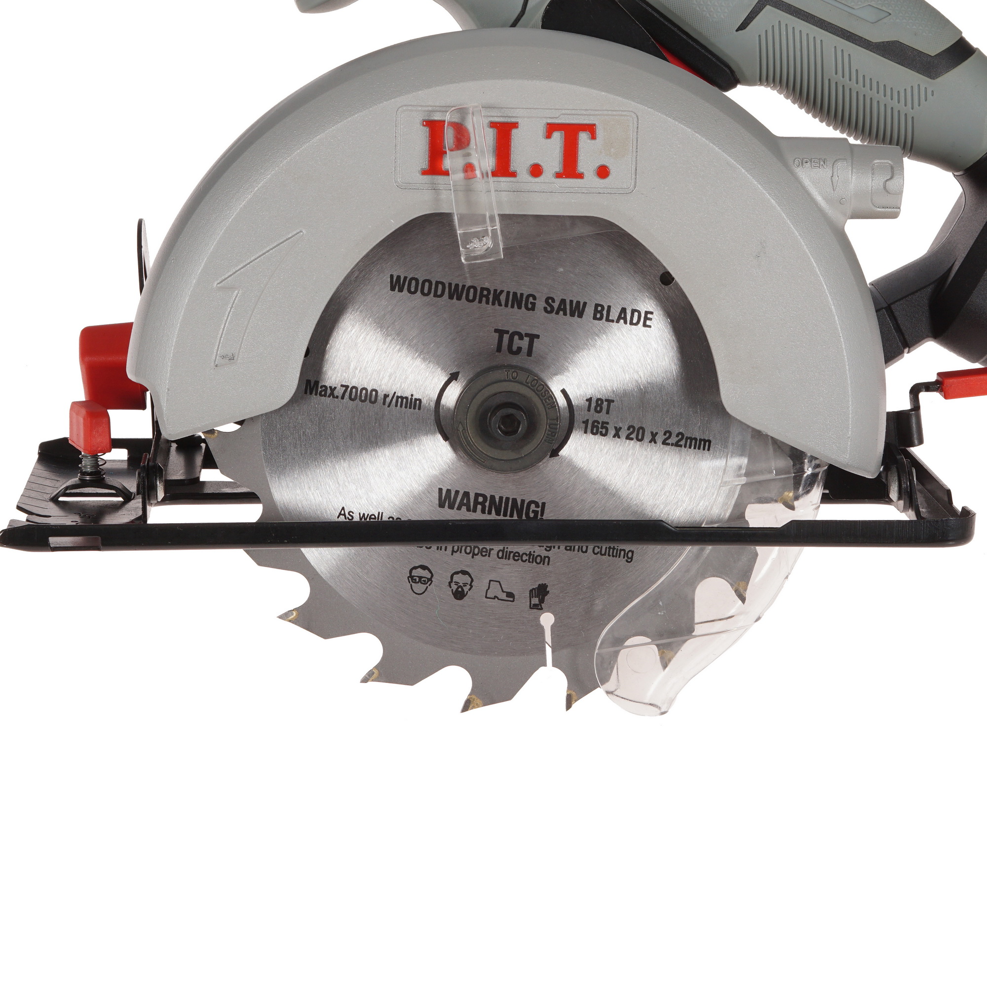 Пила дисковая P.I.T. PKS20H-165A SOLO OnePower 20V 5333669 PIT STDN-0140009 - Вид №5