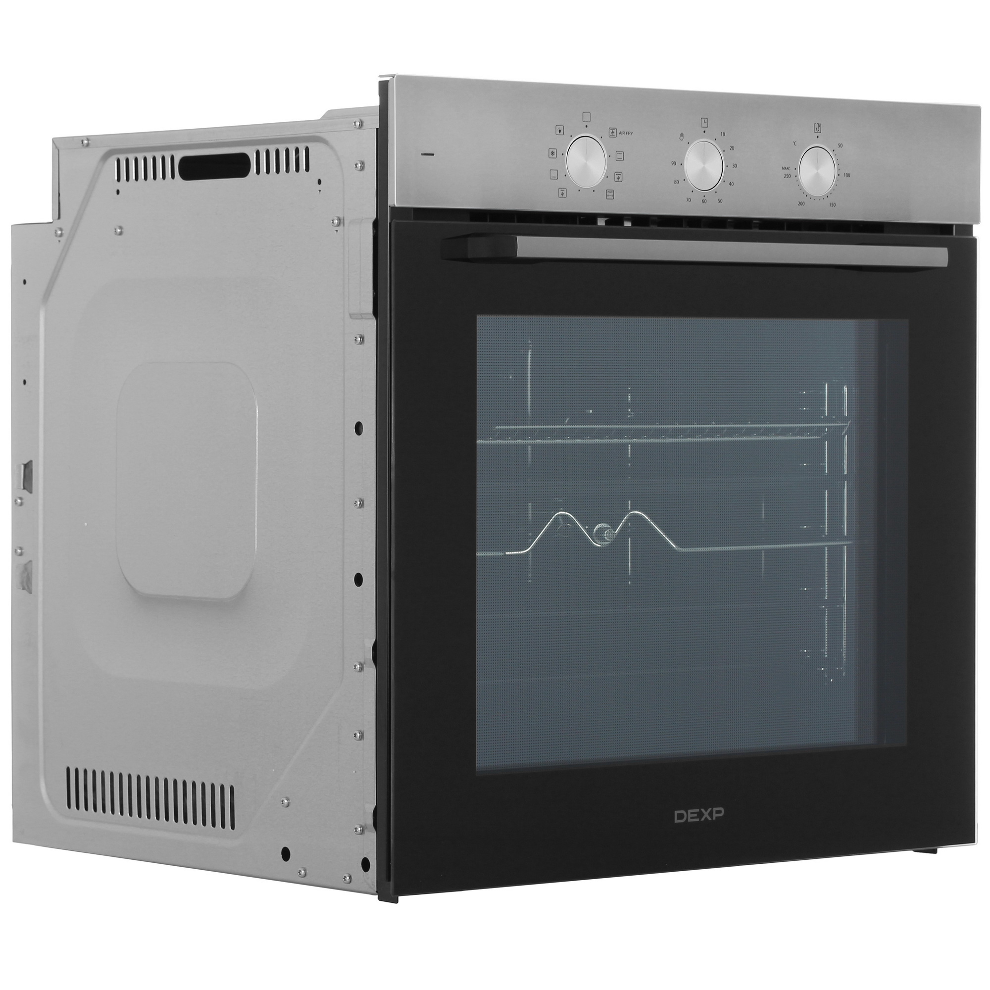 9175843 Электрический духовой шкаф DEXP Frypro-01 серебристый STDN-0139015 - Вид №1