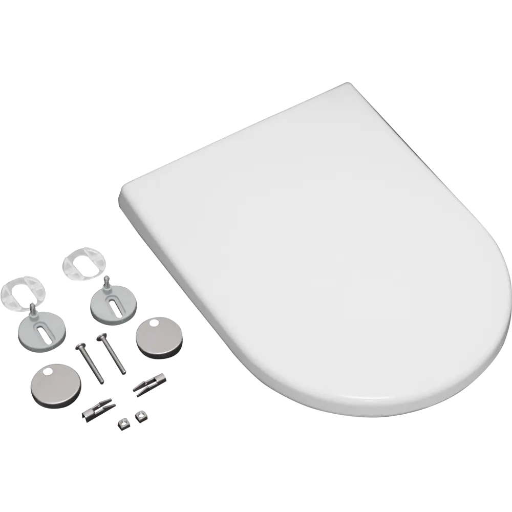 Сиденье для унитаза KONSENSA Мауро с микролифтом цвет белый STLM-2163233 - Вид №4