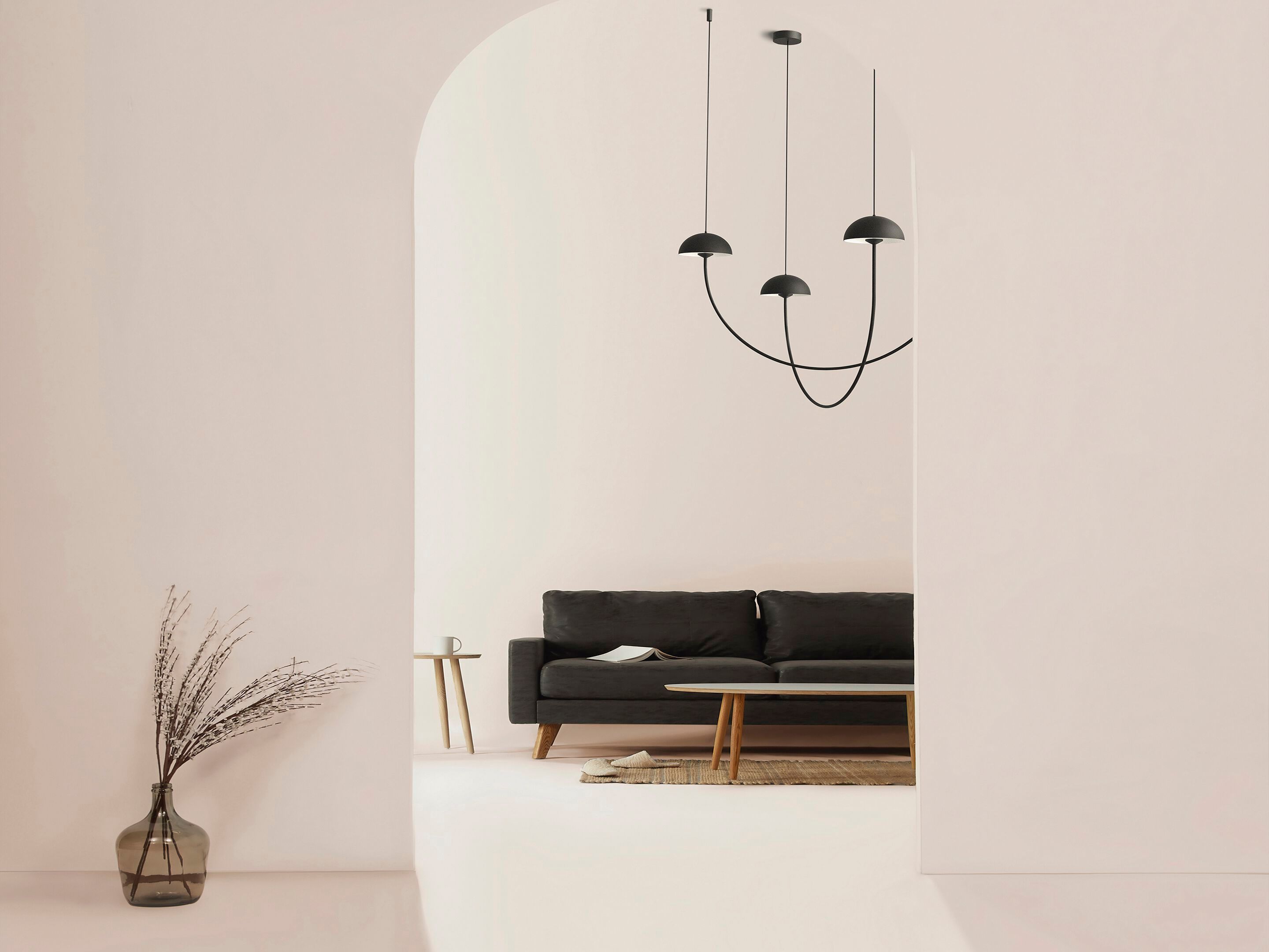 Металлический светодиодный подвесной светильник luxcambra шампиньоны ARCH-00108895 - Вид №1