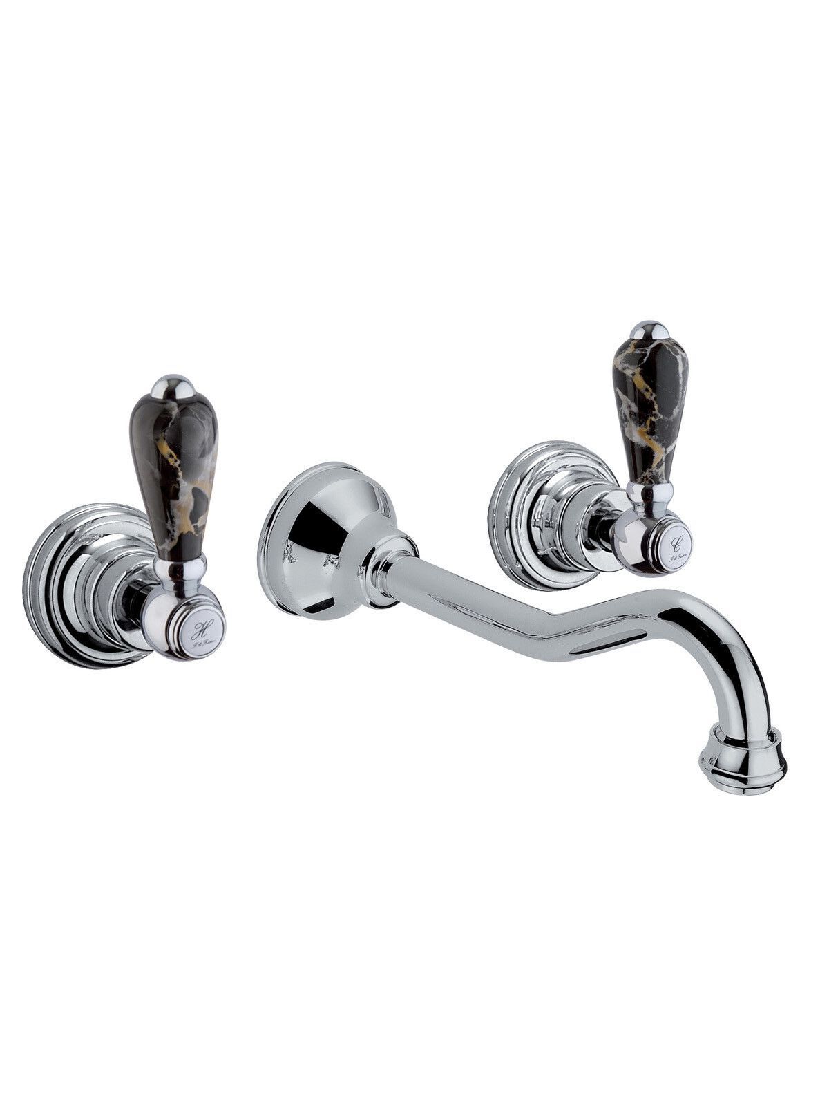 Настенный смеситель для раковины с отдельными розетками без слива Rubinetterie Frattini Lybra M Style ARCH-00082918 - Вид №4