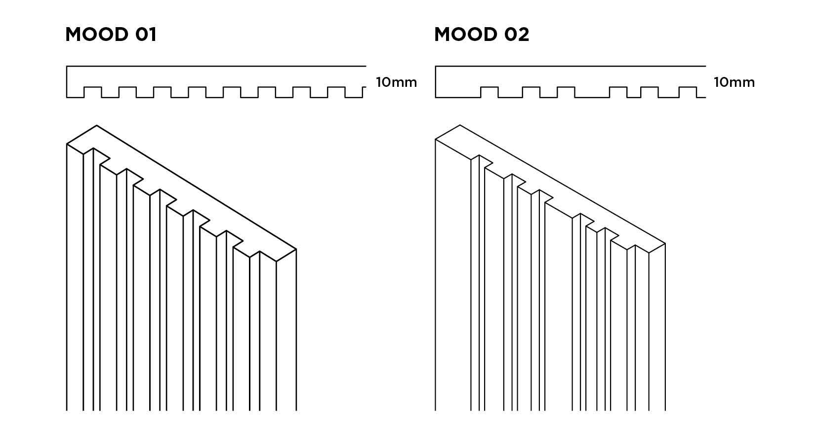 Облицовка / обшивка из предварительно сложенного дерева Corà PLISSÈ ARCH-00049848 - Вид №17