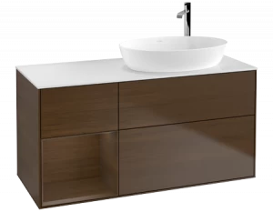 Villeroy&Boch Тумба под раковину Прямоугольная версия F921GNGN Finion Walnut Veneer