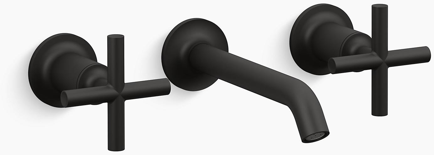 K-T14413-3-BL Смеситель KOHLER Матовый черный 