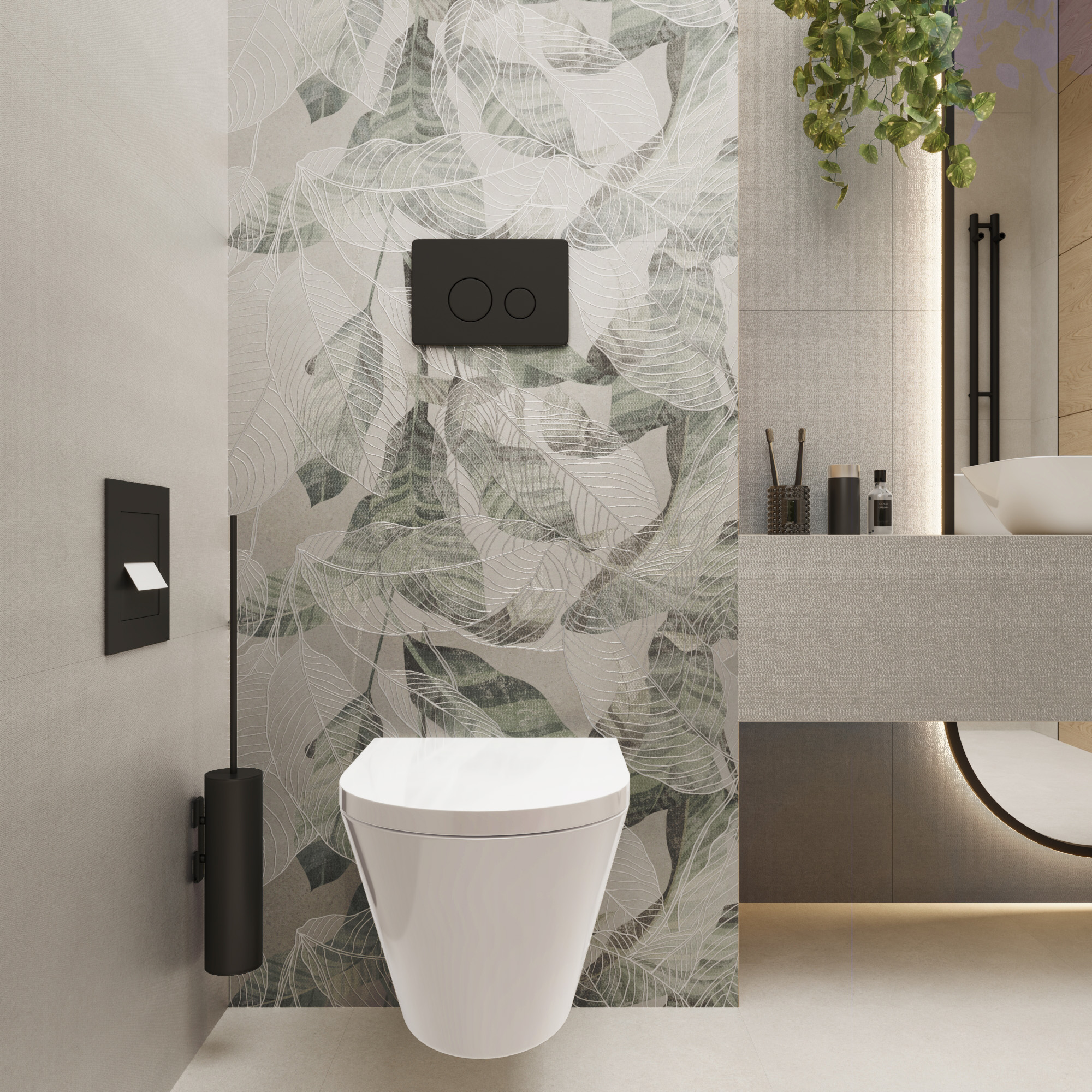 Керамогранит CRAYON GREY DECOR 60х120 Creanza SH1006-D 