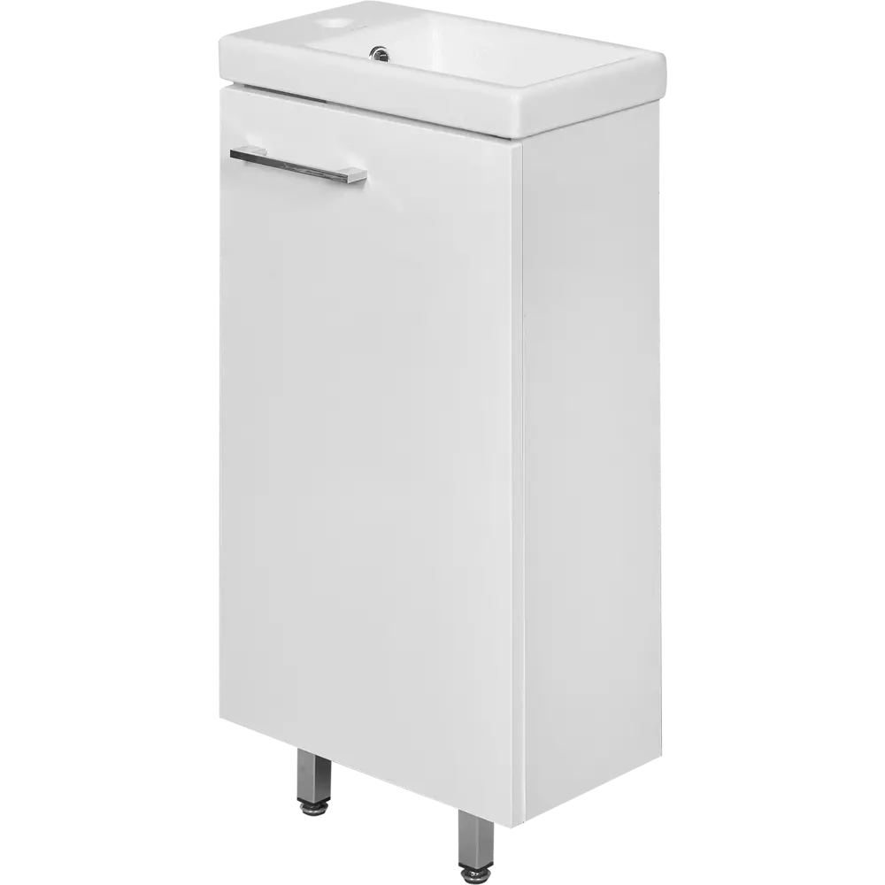 17114291 Тумба под раковину Акваль Паола 40 см напольная цвет белый STLM-0007517 - Вид №2