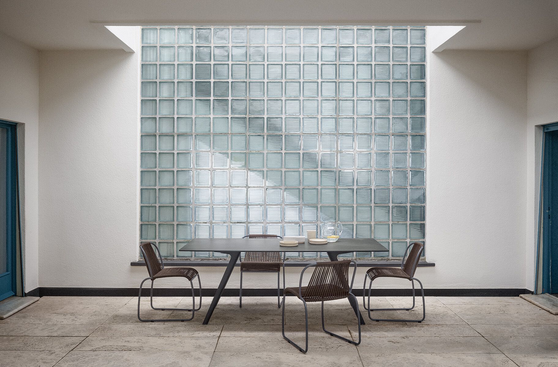 Штабелируемый садовый стул из морской веревки Potocco Tibes ARCH-00151316 - Вид №3