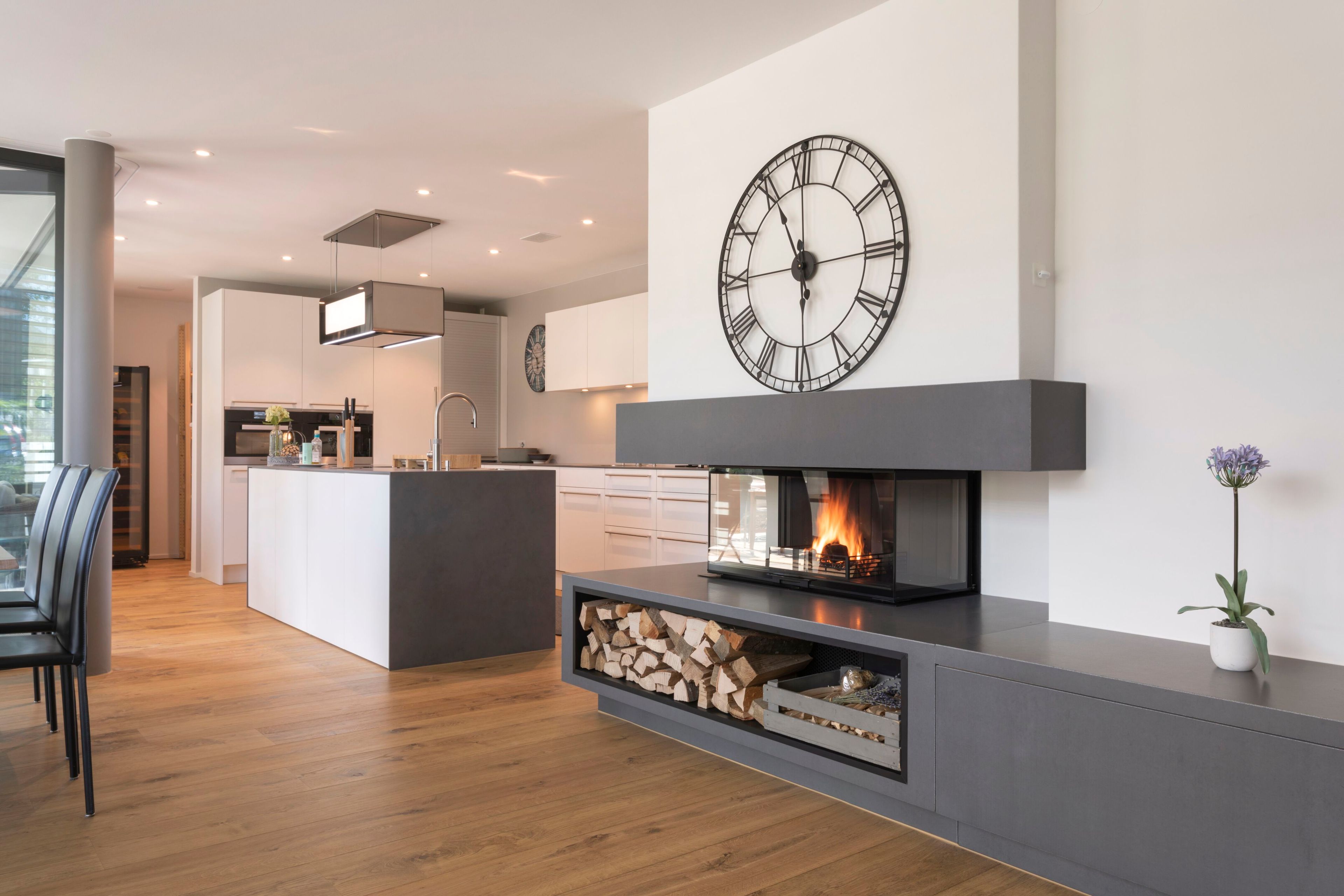 Стальной дровяной камин с тройным фасадом RÜEGG RIII ARCH-00055567 - Вид №6