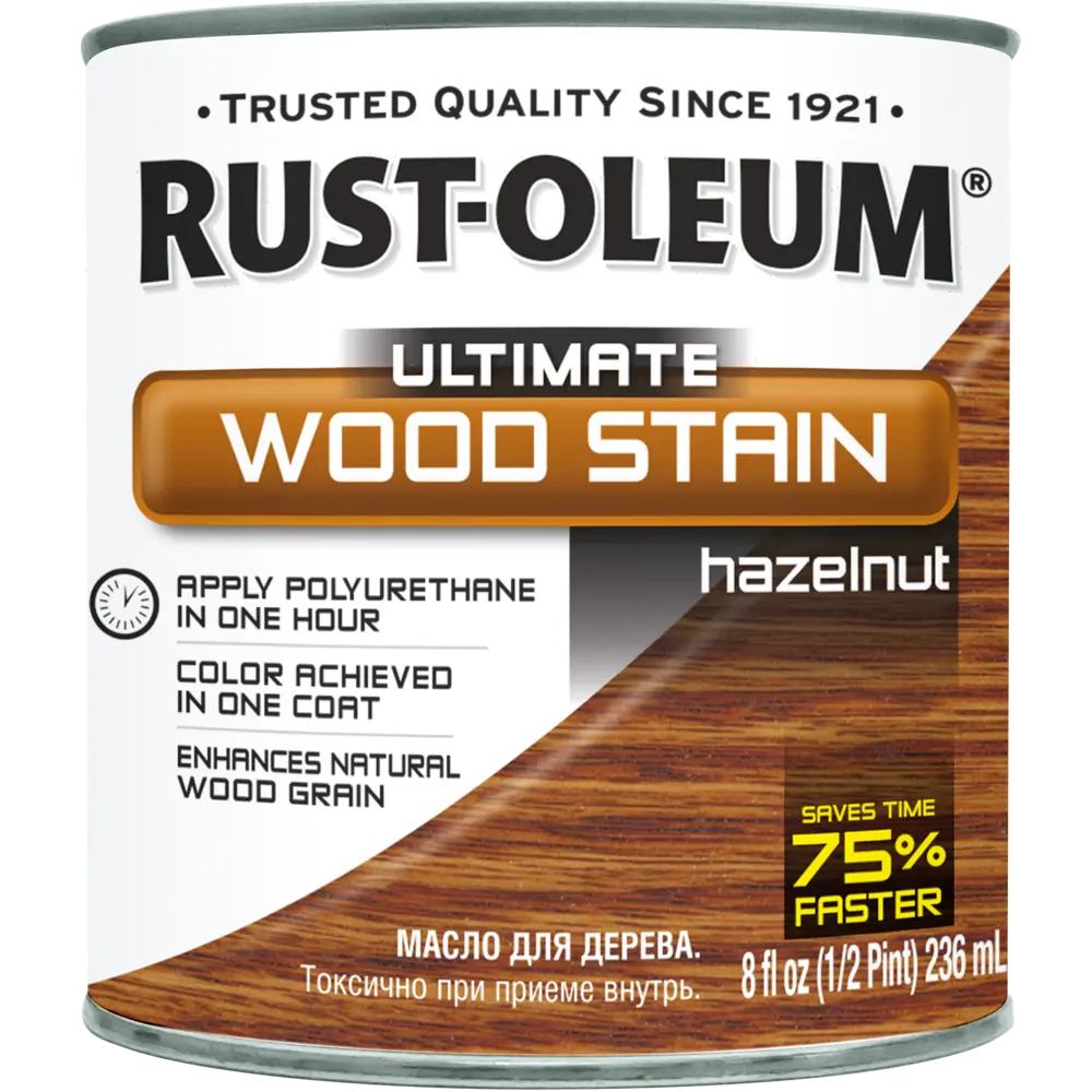 Масло тонирующее Ultimate цвет лесной орех 0.236 л RUST-OLEUM STLM-2028913 - Вид №1
