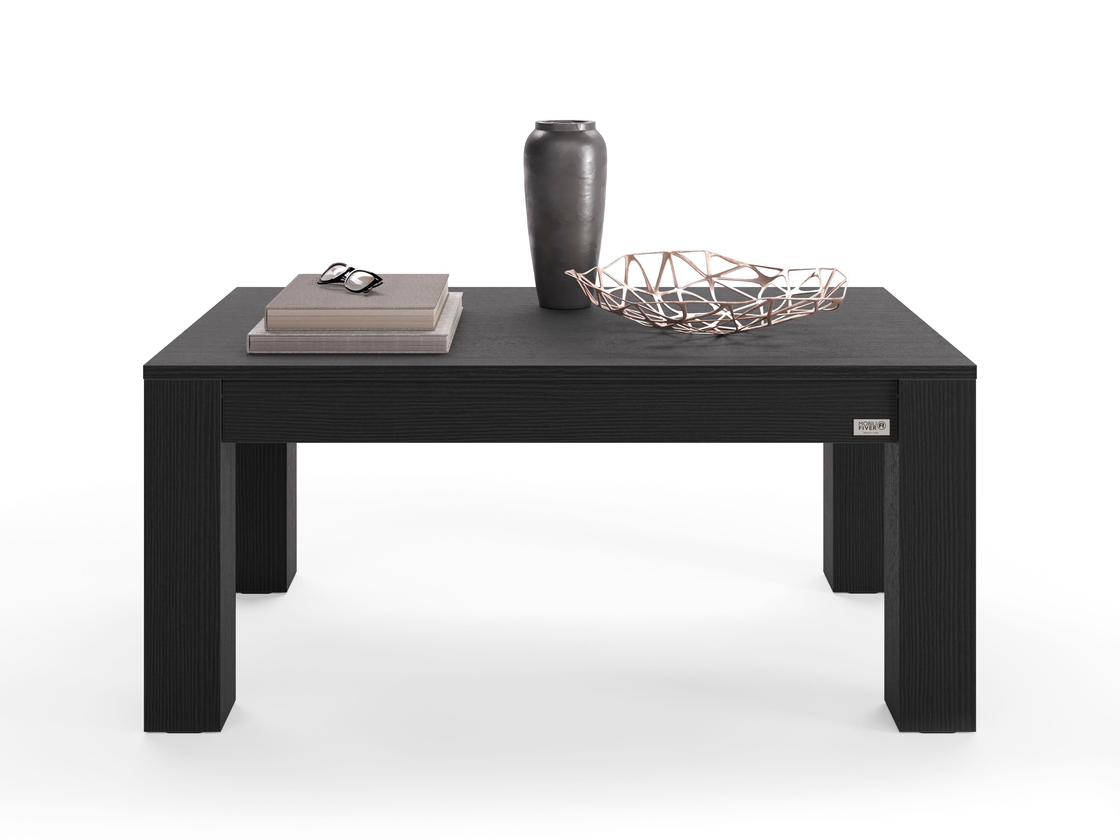 Прямоугольный журнальный столик из черного ясеня для гостиной Mobili Fiver Rachele ARCH-00123471 - Вид №2