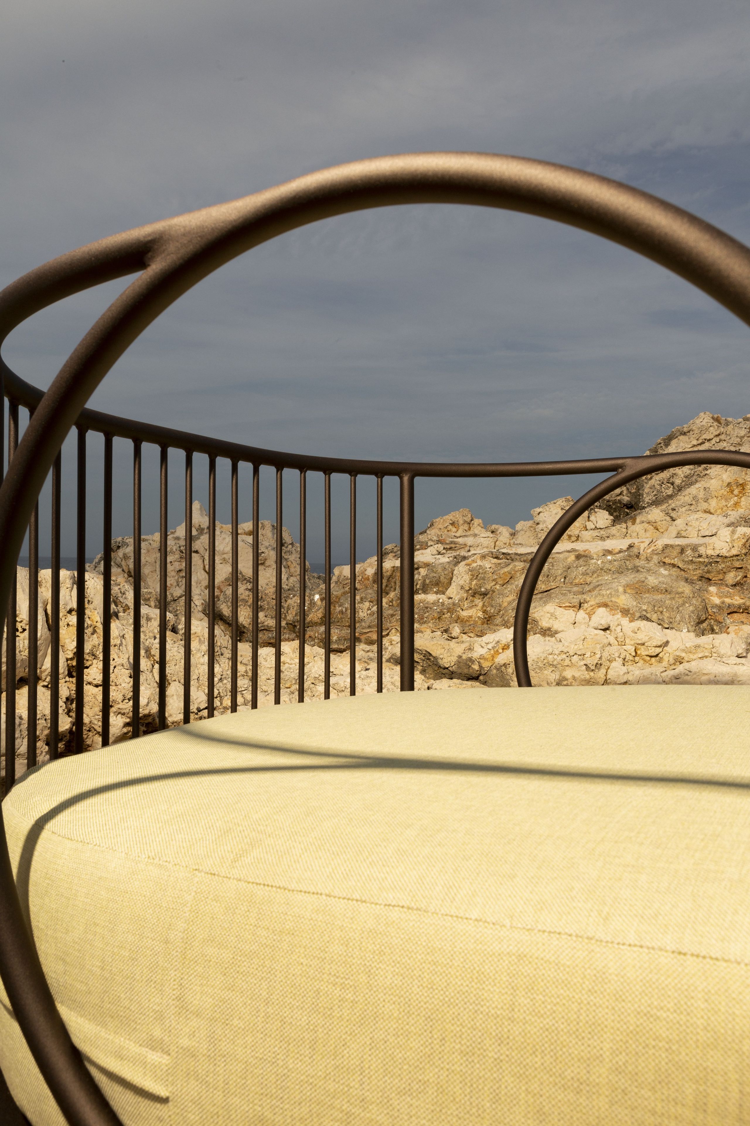 Кресло из оцинкованного железа и подушки из акриловой ткани Unopiù Arip ARCH-00036283 - Вид №4