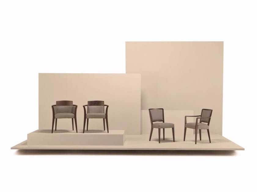 Мягкий тканевый стул с подлокотниками Cizeta GAMMA ARCH-00031829 - Вид №9