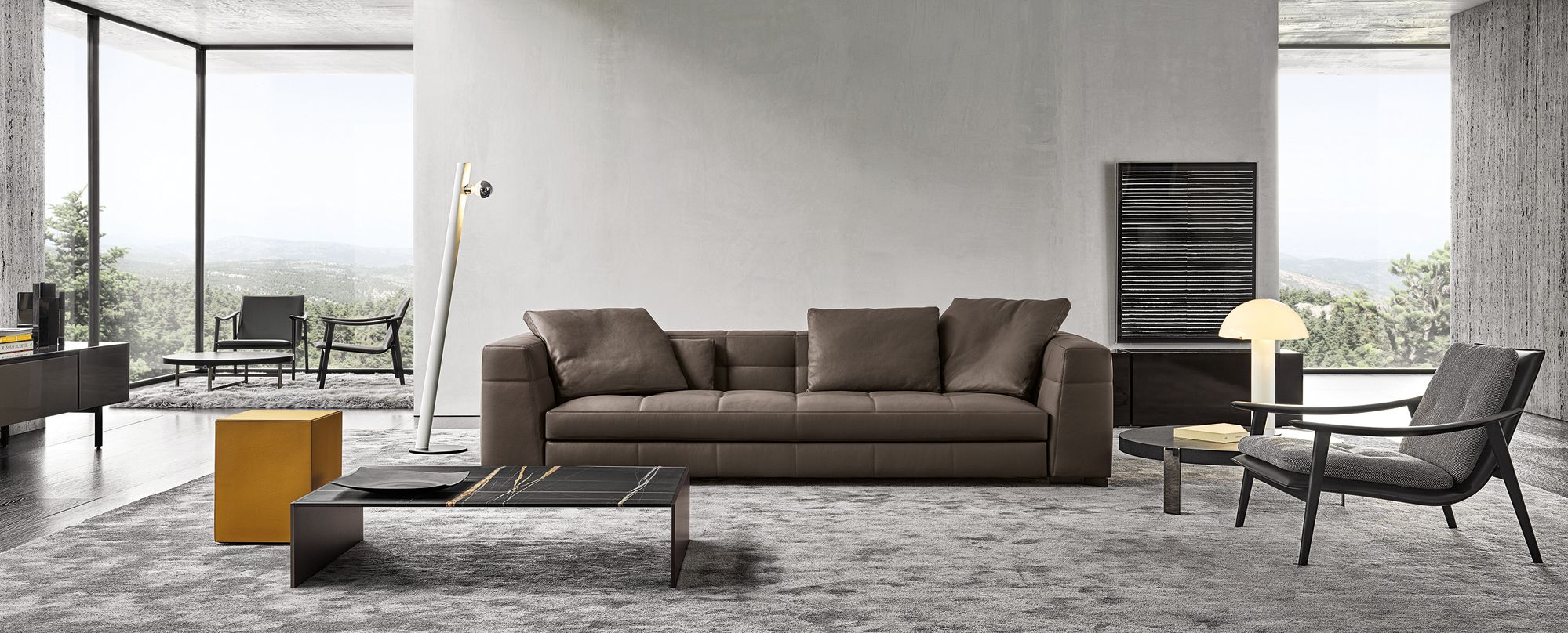 Кожаный диван Minotti блейзер ARCH-00098584 - Вид №1