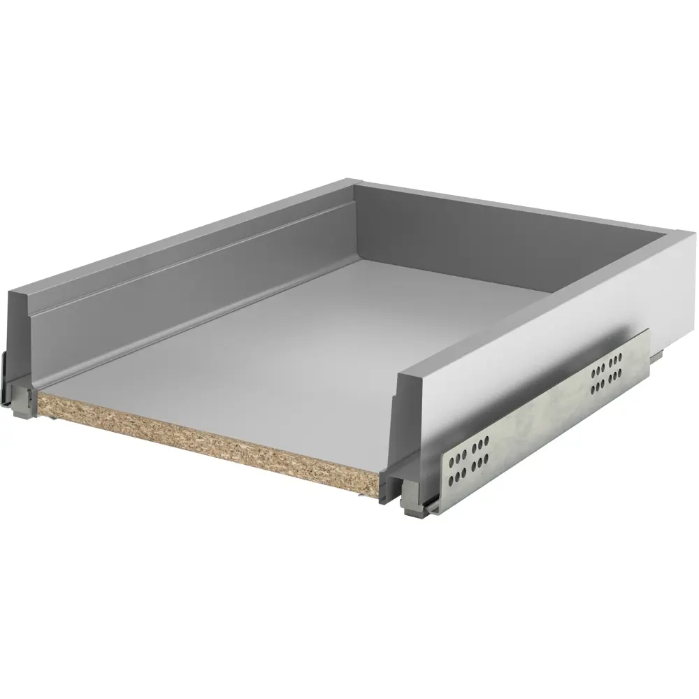 Ящик Delinia ID 36.8x9.4x48 см металл цвет серый Отсутствует STLM-2050044 - Вид №1