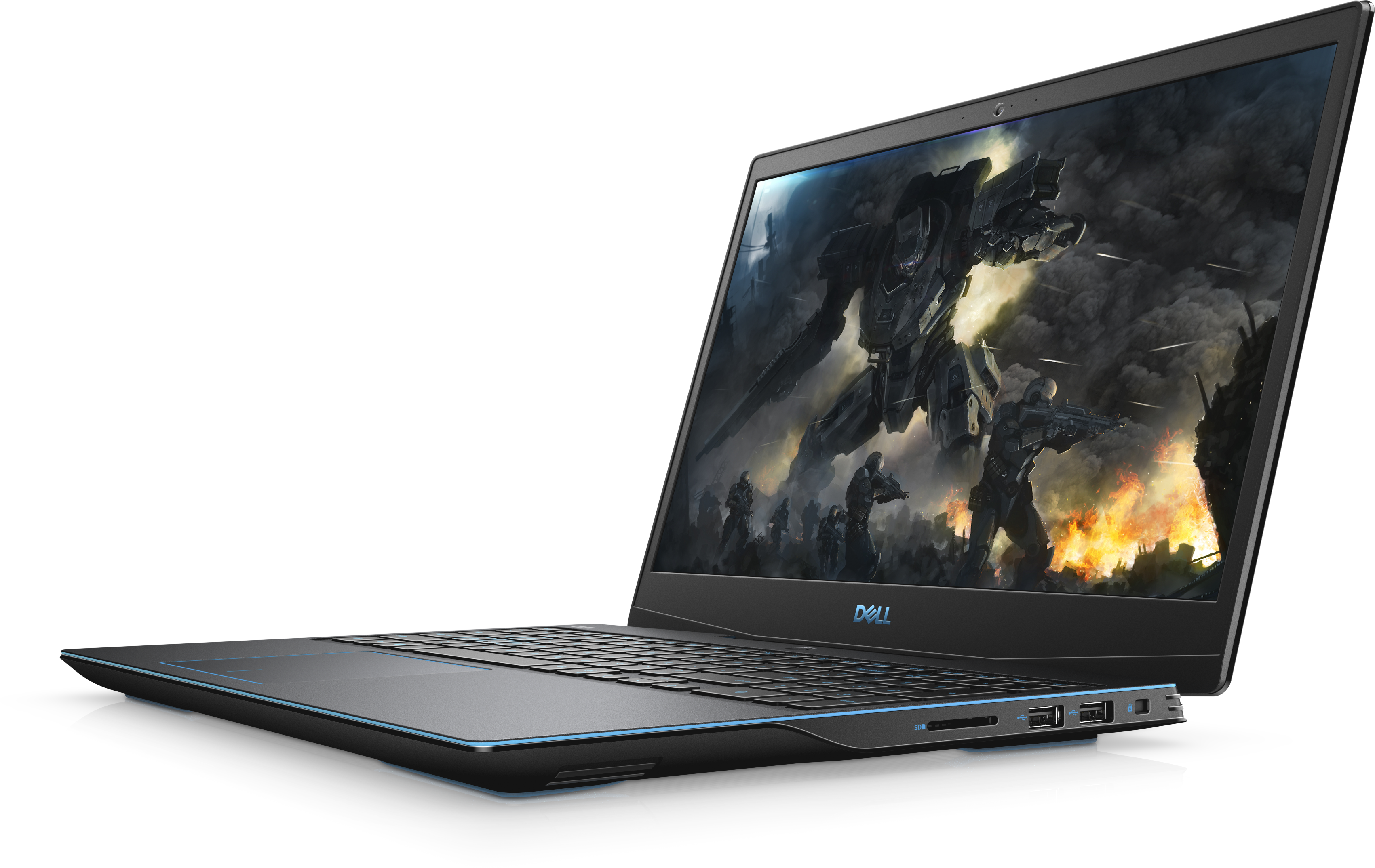 G315-8503 g3-3590 15.6"(1920x1080 (матовый, 144hz) ips)/intel core i7 9750h(2.6ghz)/16384mb/1000+256ssdgb/nodvd/ext:nvidia geforce gtx1660ti(6144mb)/bt/wifi/black/w10 + backlit/fp Dell Santreyd  - Вид №2