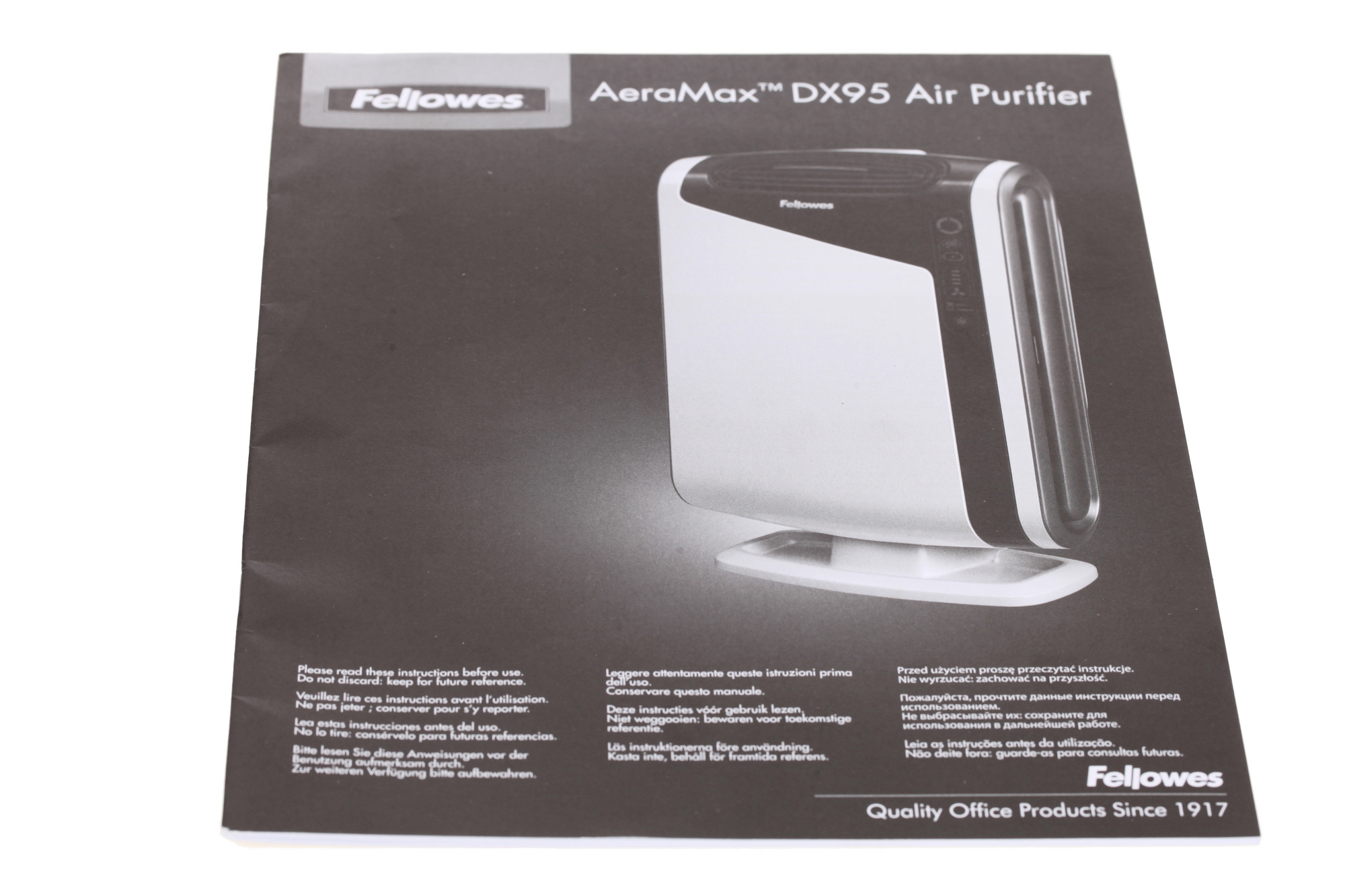 6676666 Очиститель воздуха Fellowes AERAMAX DX95 белый STDN-0098533 - Вид №8