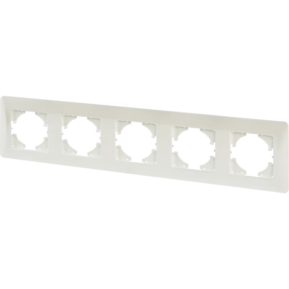 Рамка GUSI Electric Ugra для розеток и выключателей на 5 устройств 83865153 STLM-0045272 - Вид №1