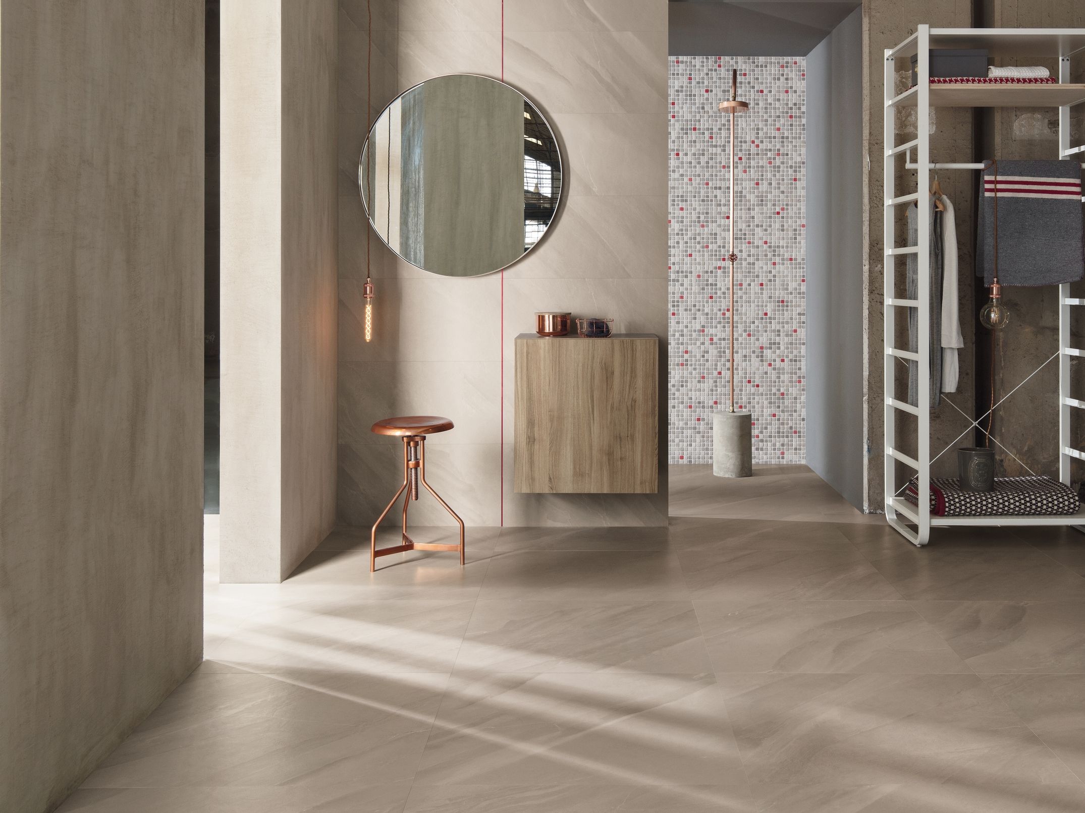 Пол / напольное покрытие из керамогранита с мраморным эффектом Leonardo 65° PARALLELO ARCH-00112688