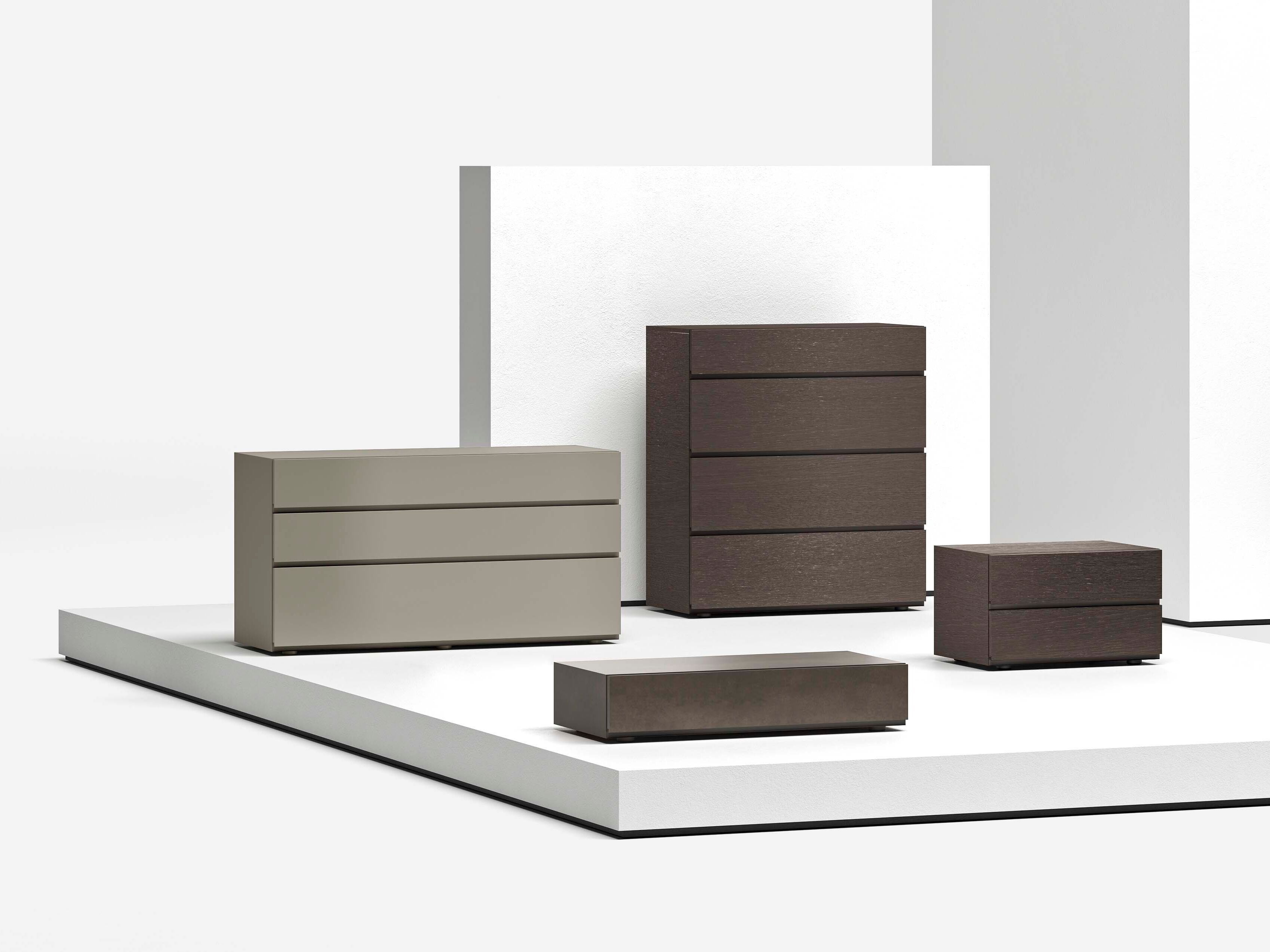 Деревянная тумбочка с ящиками Alf DaFrè by Side ARCH-00024060 - Вид №1