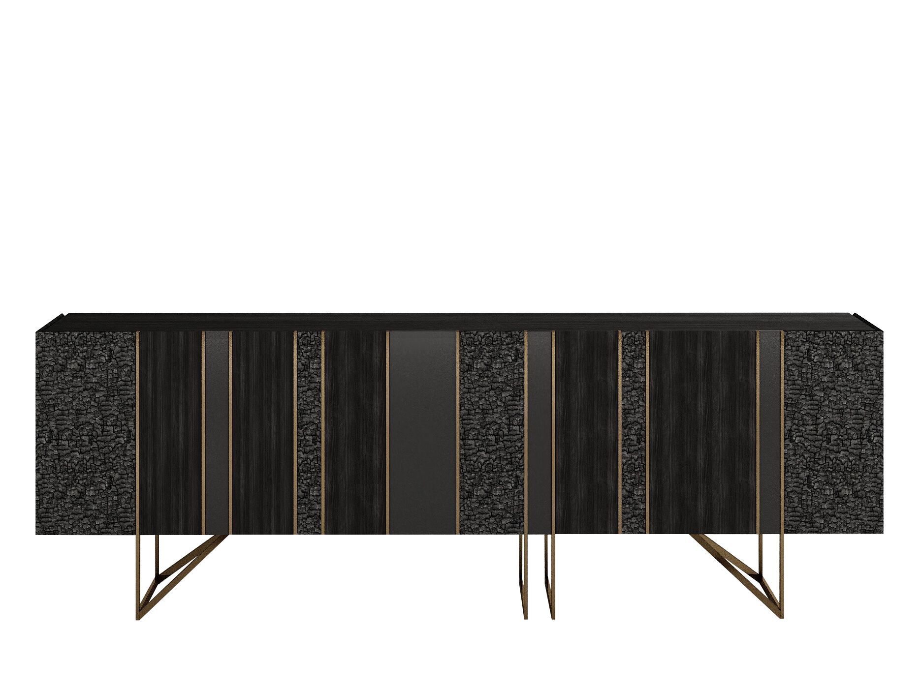 Деревянный шкаф с распашными дверями EUPHORIA Oronero ARCH-00086170