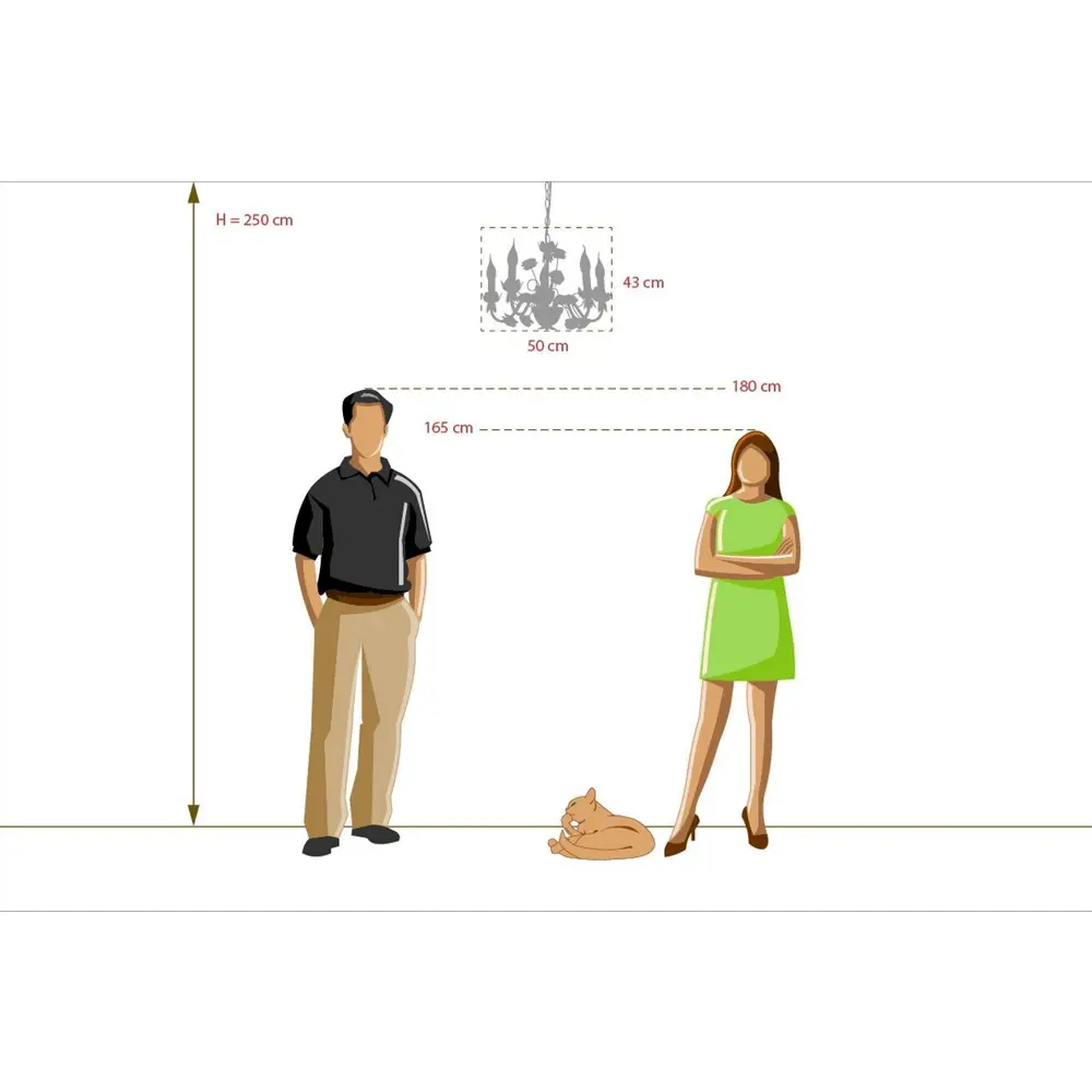 Люстра Букет 5xE14x60 Вт, металл, цвет белый MW-Light STLM-2163340 - Вид №16